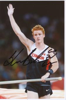 Shawnacy Barber  Kanada  Stabhochsprung  1.WM 2015  Leichtathletik Foto original signiert 