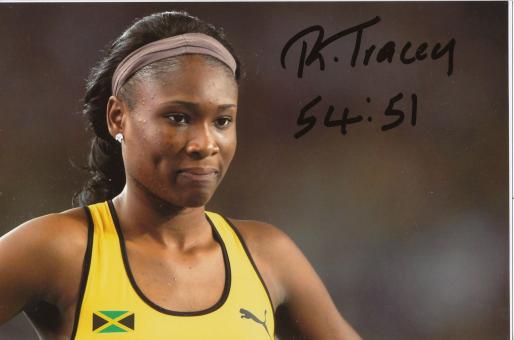 Tracey Ristananna  Jamaika  3.WM 2015  Leichtathletik Foto original signiert 