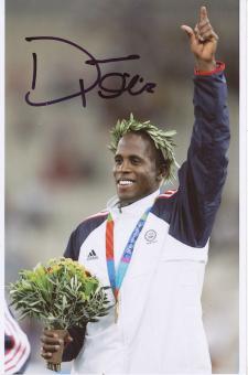 Dwight Phillips  USA  Weitsprung  1.OS 2004  Leichtathletik Foto original signiert 