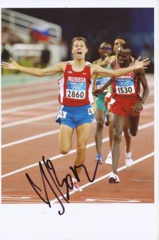 Yuriy Borzakoskiy  Rußland  800m  1.OS 2004  Leichtathletik Foto original signiert 