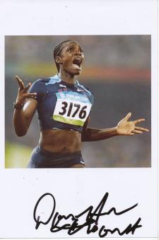 Dawn Harper  USA  100m Hürden 1.OS 2008  Leichtathletik Foto original signiert 