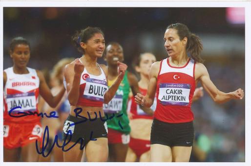 Gamze Bulut  Türkei  1500m Hürden  1.OS 2012  Leichtathletik Foto original signiert 