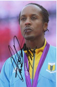 Chris Brown  Bahamas  Hochsprung 1.OS 2012  Leichtathletik Foto original signiert 