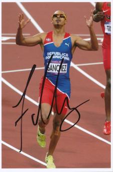 Felix Sanchez  Dom.Republik  400m Hürden  1. OS 2012  Leichtathletik original signiert 
