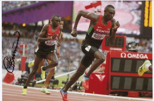 Timothy Kitum  Kenia  800m  3. OS 2012  Leichtathletik original signiert 