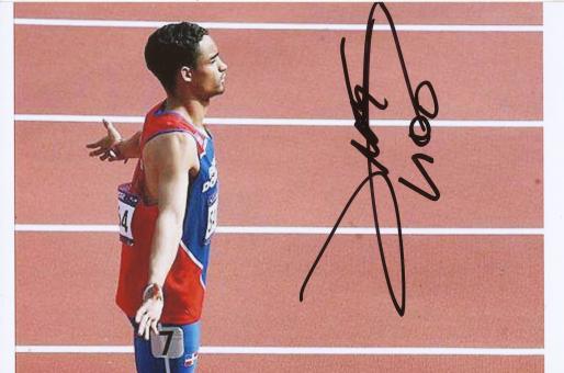 Luguelin Santos  Dom.Rep  400m  2. OS 2012  Leichtathletik original signiert 
