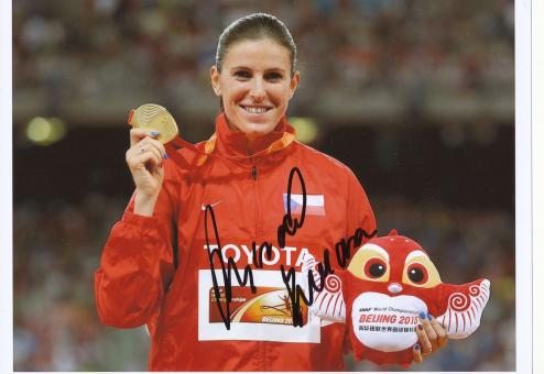 Zuzana Hejnova  TCH  400m Hürden  1.WM 2015   Leichtathletik original signiert 