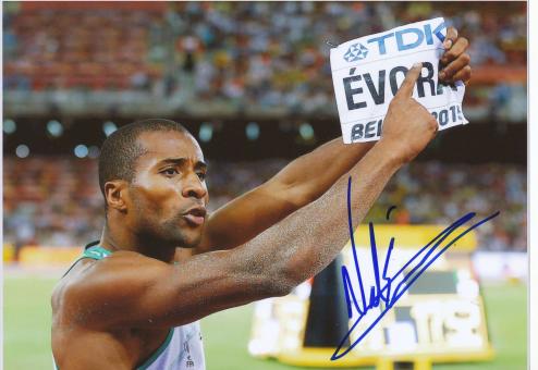 Nelson Evora  Portugal  Dreisprung  3. WM 2015   Leichtathletik original signiert 