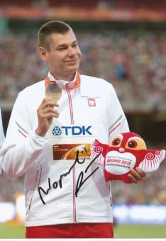 Pawel Wojciechowski  Polen  Stabhochsprung 3. WM 2015   Leichtathletik original signiert 
