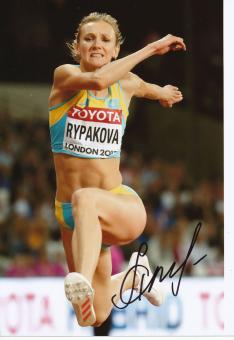 Olga Rypakova  Ukraine  Dreisprung  3.WM 2017  Leichtathletik original signiert 