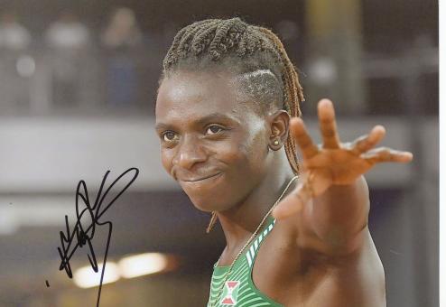 Francine Niyonsaba  Burundi  800m  2.WM 2017  Leichtathletik original signiert 