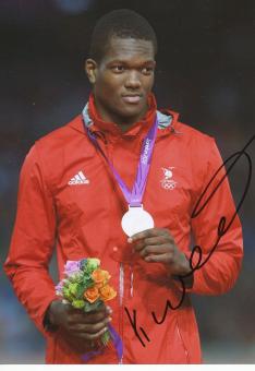 Keshorn Walcott  Trinidad  Speer  1.OS  2012  Leichtathletik original signiert 