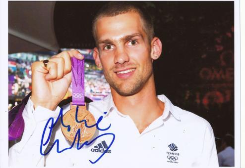 Robert Grabarz  GB  Stabhochsprung  3.OS  2012  Leichtathletik original signiert 