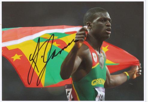 Kirani James  Grenada  400m 1.OS  2012  Leichtathletik original signiert 