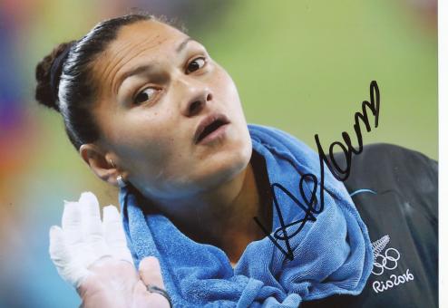 Valerie Adams  Neuseeland  2.OS  2016  Leichtathletik original signiert 