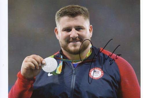 Joe Kovacs  USA   Kugel  2.OS  2016  Leichtathletik original signiert 
