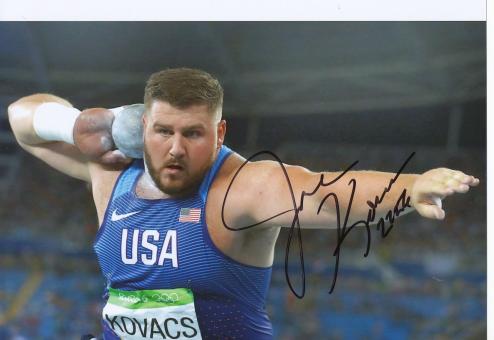 Joe Kovacs  USA   Kugel  2.OS  2016  Leichtathletik original signiert 