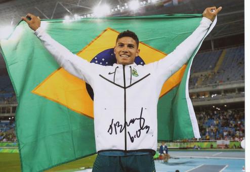 Thiago Braz da Silva  Brasilien  Stabhochsprung  1.OS  2016  Leichtathletik original signiert 