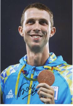 Bohdan Bondarenko  Ukraine  Hochsprung  3.OS  2016  Leichtathletik original signiert 