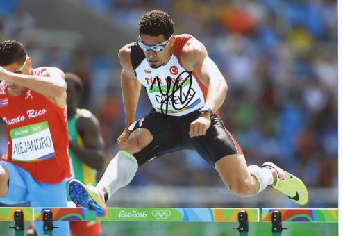 Yasmani Copello  Türkei  400m Hürden  3.OS  2016  Leichtathletik original signiert 