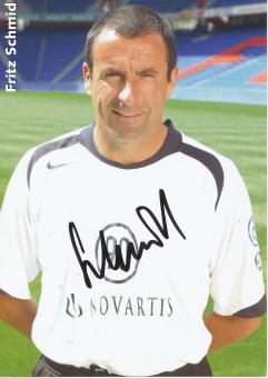 Fritz Schmid  FC Basel   Autogrammkarte original signiert 
