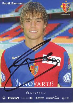 Patrick Baumann 2007/2008  FC Basel  Autogrammkarte original signiert 