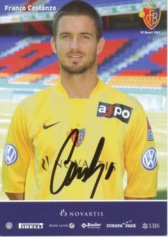 Franco Costanzo  2007/2008  FC Basel  Autogrammkarte original signiert 