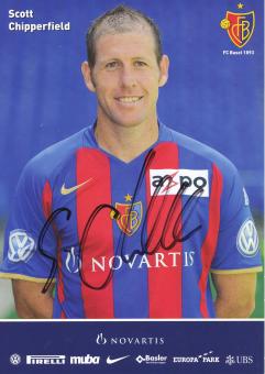 Scott Chipperfield   2008/2009  FC Basel  Autogrammkarte original signiert 