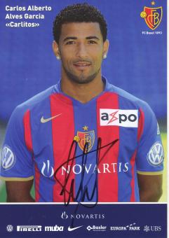 Carlitos   2008/2009  FC Basel  Autogrammkarte original signiert 