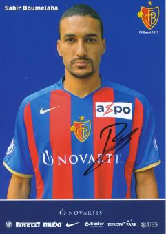 Sabir Boumelaha  2009/2010  FC Basel  Autogrammkarte original signiert 
