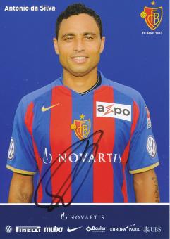 Antonio da Silva  2009/2010  FC Basel  Autogrammkarte original signiert 
