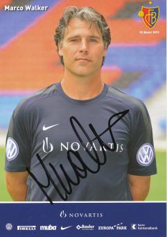 Marco Walker  2010/2011  FC Basel  Autogrammkarte original signiert 