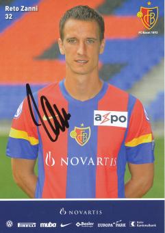 Reto Zanni  2010/2011  FC Basel  Autogrammkarte original signiert 