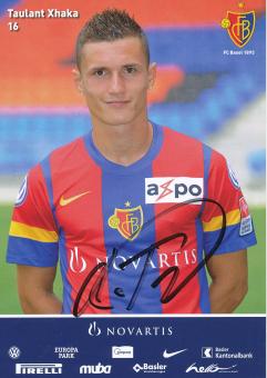 Taulant Xhaka  2010/2011  FC Basel  Autogrammkarte original signiert 