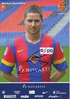 Markus Steinhöfer  2010/2011  FC Basel  Autogrammkarte original signiert 