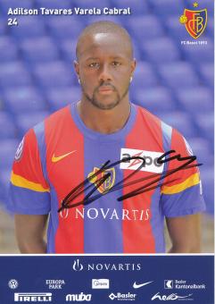 Adilson Cabral  2011/2012  FC Basel  Autogrammkarte original signiert 