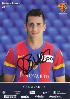 Roman Buess  2011/2012  FC Basel  Autogrammkarte original signiert 