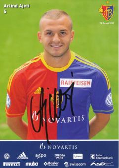 Arlind Ajeti  2012/2013  FC Basel  Autogrammkarte original signiert 