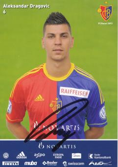 Aleksandar Dragovic  2012/2013  FC Basel  Autogrammkarte original signiert 