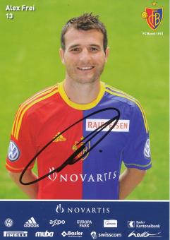 Alex Frei  2012/2013  FC Basel  Autogrammkarte original signiert 
