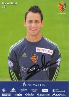 Mirko Salvi   2012/2013  FC Basel  Autogrammkarte original signiert 
