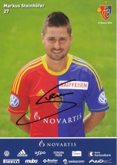 Markus Steinhöfer   2012/2013  FC Basel  Autogrammkarte original signiert 