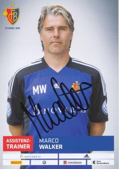 Marco Walker   FC Basel  Autogrammkarte original signiert 