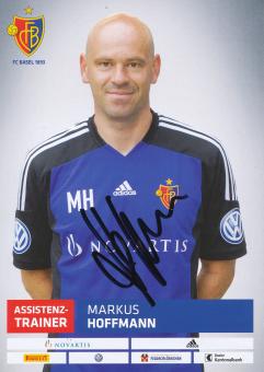 Markus Hoffmann   FC Basel  Autogrammkarte original signiert 