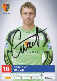 Germano Vailati   FC Basel  Autogrammkarte original signiert 