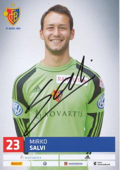 Mirko Salvi   FC Basel  Autogrammkarte original signiert 