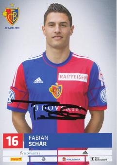 Fabian Schär  FC Basel  Autogrammkarte original signiert 
