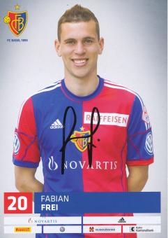 Fabian Frei  FC Basel  Autogrammkarte original signiert 