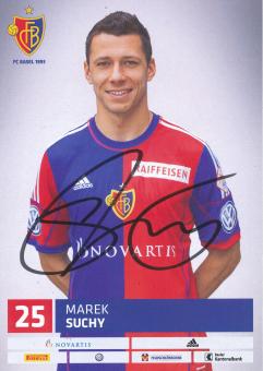 Marek Suchy   FC Basel  Autogrammkarte original signiert 
