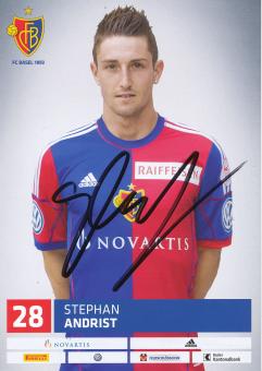 Stephan Andrist   FC Basel  Autogrammkarte original signiert 